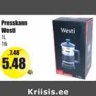 Allahindlus - Presskann
Westi
1L
1tk