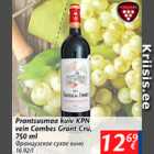 Allahindlus - Prantsusmaa kuiv KPN vein Combes Grant Cru, 750 ml