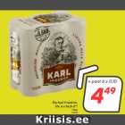 Allahindlus - Õlu Karl Friedrich,
5%, 6 x 56,8 cl**
