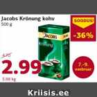 Allahindlus - Jacobs Krönung kohv
500 g