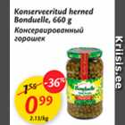 Konserveritud herned Bonduelle, 660 g