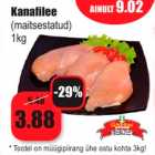 Allahindlus - Kanafilee
(maitsestatud) 1kg