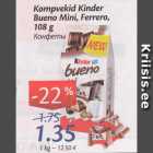 Allahindlus - Kompvekid Kinder Bueno Mini, Ferrero, 108 g