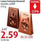 Laima Fantazija kommid maasika, pähkli 215 g