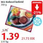 Allahindlus - Uvic Kodused kotletid 350 g