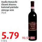 Allahindlus - Itaalia Bonacchi Chianti Riserva kaitstud päritolunimega vein 75 cl