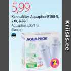 Allahindlus - Kannufilter Aquaphor В100-5,
2 tk, 
Aquaphor 3,00/1 tk