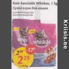 Allahindlus - Kuiv kassisööt Whiskas, 1 kg