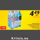 Allahindlus - Värska Originaal
karboniseeritud looduslik
mineraalvesi, 6 x 1,5 l