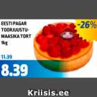 Allahindlus - EESTI PAGAR TOORJUUSTUMAASIKA TORT 1 kg