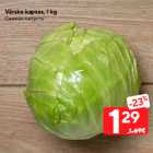 Värske kapsas, 1 kg
