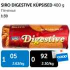 Allahindlus - SIRO DIGESTIVE KÜPSISED 400 G