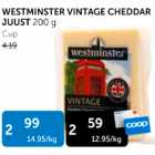 Allahindlus - WESTMINSTER VINTAGE CHEDDAR JUUST 200 G