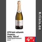 Allahindlus - KPN kuiv vahuvein Prosecco, Italia, 750 ml