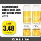 Raseerimisgeel Gillette Satin Care Olay Vanilla Dream 200 ml