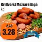 Grillvorst Mozzarellaga kg