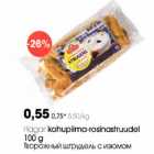 Allahindlus - Hagar kohupiima-rosinastruudel 100g