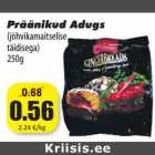 Präänikud Adugs
(jõhvikamaitselise
täidisega)
250g