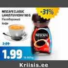 NESCAFE CLASSIC LAHUSTUV KOHV 100 G