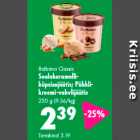 Allahindlus - Balbiino Classic Soolakaramelliküpsisejäätis; Pähklikreemi-vahvlijäätis 250 g