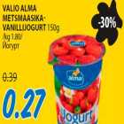 Valio Alma metsamaasika-vanillijogurt