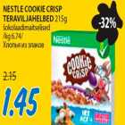 Nestle Cookie Crisp teraviljahelbed
šokolaadimaitselised