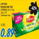 Lipton roheline tee citrus