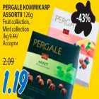 Pergale kommikarp assortii
Fruit collection
Mint collection