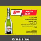 Allahindlus - Itaalia KPN kvaliteetvahuvein Martini Asti, 7,5%, 75 cl