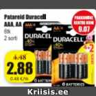 Patareid Duracell AAA,AA