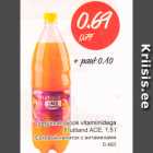 Segumahlajook vitaminidega Fruitland ACE, 1,5 l