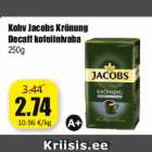 Allahindlus - Kohv Jacobs Krönung
Decaff kofeiinivaba
250g