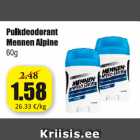 Allahindlus - Pulkdeodorant Mennen Alpine 60 g