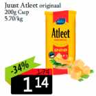 Allahindlus - Juust Atleet originaal
200g 