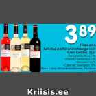 Allahindlus - Hispaania
kaitstud päritolunimetusega vein
Gran Castillo, 75 cl