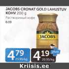 JACOBS CRONAT GOLD LAHUSTUV KOHV 200 G