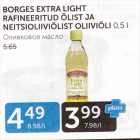 Allahindlus - BORGES EXTRA LIGHT RAFINEERITUD ÕLIST JA NEITSIOLIIVIÕLIST OLIIVIÕLI 0,5 L