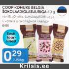 Allahindlus - COOP KOHUKE BELGIA ŠOKOLAADIGLASUURIGA 40 G