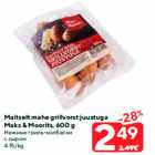 Allahindlus - Maitselt mahe grillvorst juustuga
Maks & Moorits, 600 g
