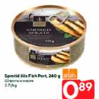 Sprotid õlis Fish Port, 240 g
