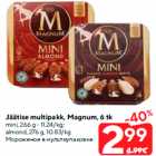 Jäätise multipakk, Magnum, 6 tk

