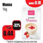 Allahindlus - Manna
1kg
