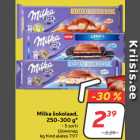 Allahindlus - Milka šokolaad,
250-300 g*
