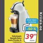 Allahindlus - Kohvimasin
Nescafe Dolce
Gusto Piccolo, tk