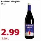 Allahindlus - Kardinali hõõgvein 75 cl