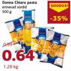 Allahindlus - Donna Chiara pasta erinevad sordid 500 g