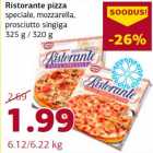 Allahindlus - Ristorante pizza speciale, mozzarella,prosciutto singiga 325 g / 320 g  