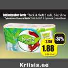 Allahindlus - Tualettpaber Serla Thick & Soft 8 rulli, 3-kihiline