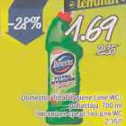 Domestos Total Hygiene Lime WC-puhastaja, 700 ml