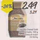 Allahindlus - Jacobs Cronat Gold lahustuv kohv, 100 g